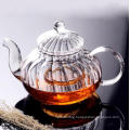 new design Food Grade Glass Teapot With Infuser